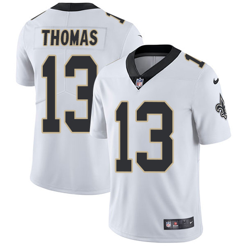 Nike Saints #13 Michael Thomas White Men's Stitched NFL Vapor Untouchable Limited Jersey